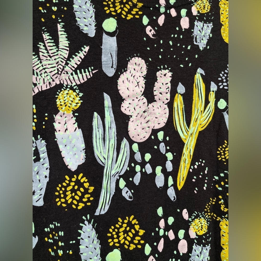 Thief And Bandit Floral Cactus Saguaro Hand Painted Tunic Dress Small — image 6 of 7